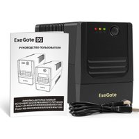 Источник бесперебойного питания ExeGate Power NB-650.LED.AVR.2SH.USB