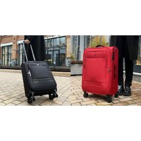 Чемодан-спиннер Torber Brosno T1901S (черный)