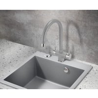 Смеситель Milacio Ultra 554 (серый металлик)