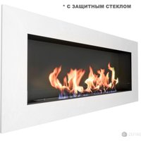 Биокамин ZeFire Elliot 1500 с белой рамкой