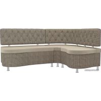 Угловой диван Лига диванов Вегас 105178 (правый, бежевый/корфу 03)