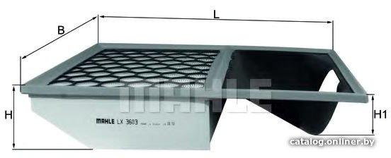 Воздушный фильтр Mahle Knecht LX3603
