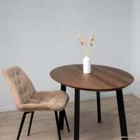 Стул Алвест AV 435 (капучино бархат H-65/черный)