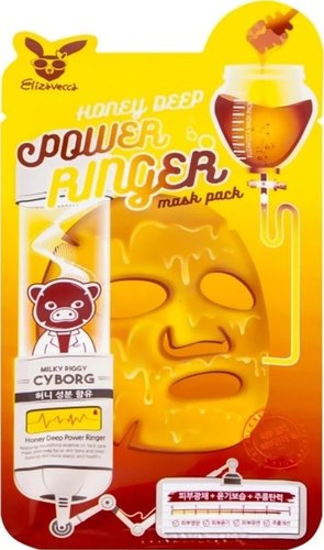  Elizavecca Набор тканевых масок Honey Deep Power Ringer 10 шт