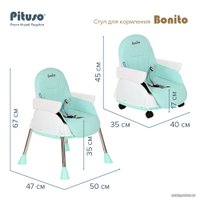 Высокий стульчик Pituso Bonito 3 в 1 (зеленый)