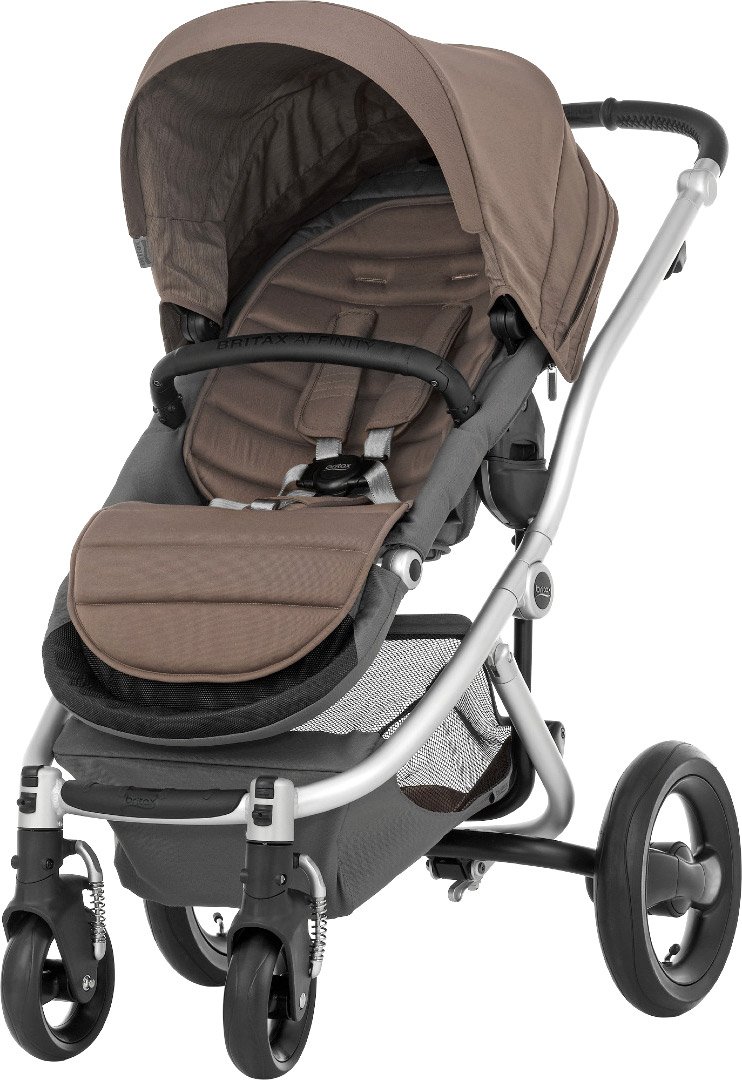 

Коляска прогулочная «книга» Britax Romer Affinity (fossil brown/silver)