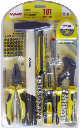 

Набор домашнего мастера WMC Tools 20101 (101 предмет)