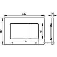 Панель смыва Alcaplast M279