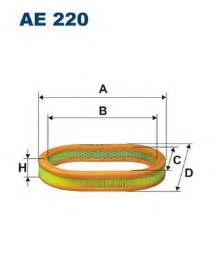

Воздушный фильтр Filtron AE220