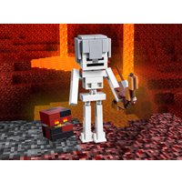Конструктор LEGO Minecraft 21150 Большие фигурки Minecraft, скелет с кубом магмы