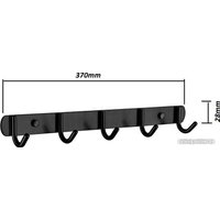 Планка с крючками Ledeme L70201В-5