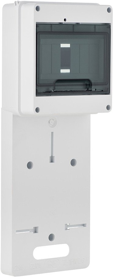 

Панель для счетчика Elektro-Plast 1-ф счетчиков, с модульным отсеком 7M, с шинками 2x (3x10+2x16mm²), 420x151x30mm