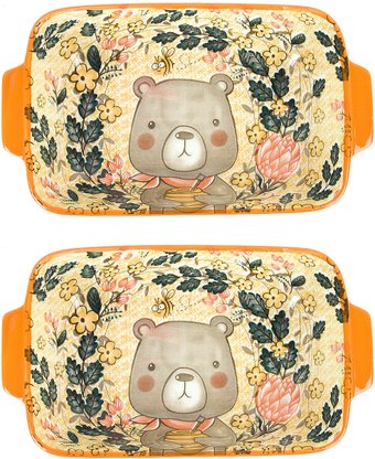 Форма для запекания Nouvelle Kawai Forest Bear 9902969-Н2