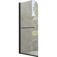 Стеклянная шторка для ванны Veconi 70x150 PL79B-70-01-C4 (стекло прозрачное/черный)