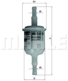 

Топливный фильтр Mahle Knecht KL13OF
