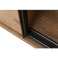 Шкаф-купе Рэйгрупп Bromo VVH 03 РГ-11.03 B 140 VVH 140x220.5 (дуб велингтон/черный)