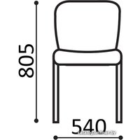 Офисный стул Brabix Iso CF-005 (ткань, синий)