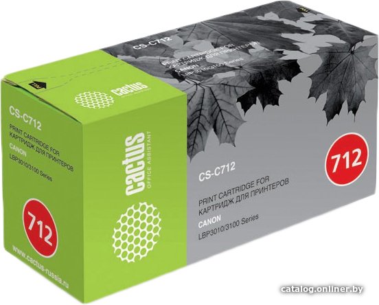 Картридж CACTUS CS-C712S (аналог Canon Cartridge 712)