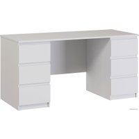 Стол Mio Tesoro Кастор 6 ящиков 151x65 2.03.06.040.1 (белый)