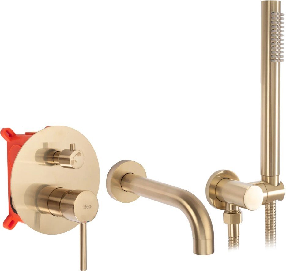 

Смеситель Rea Lungo Matt Gold B7503 (матовое золото)