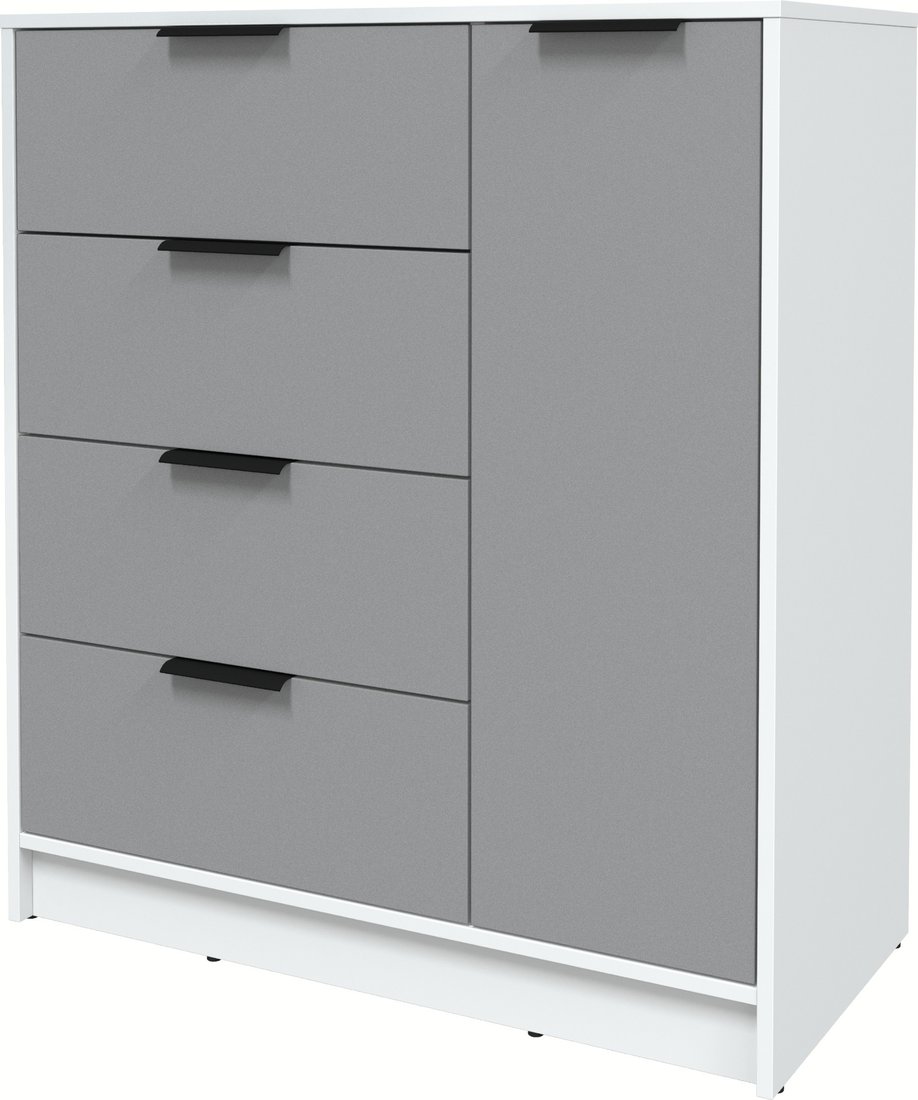 

Тумба Интерлиния Концепт КТ-Т90 (серебро/белый платинум)