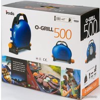 Портативный газовый гриль O-grill 500 (синий)