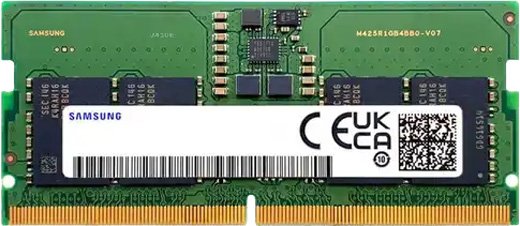 

Оперативная память Samsung 16ГБ DDR5 SODIMM 4800 МГц M425R2GA3BB0-CQKOL
