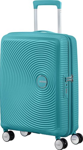 Чемодан-спиннер American Tourister SoundBox Turquoise Tonic 55 см