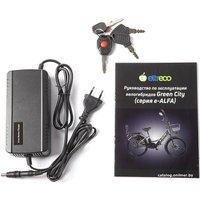 Электровелосипед Eltreco Green City E-Alfa Fat (серебристый)