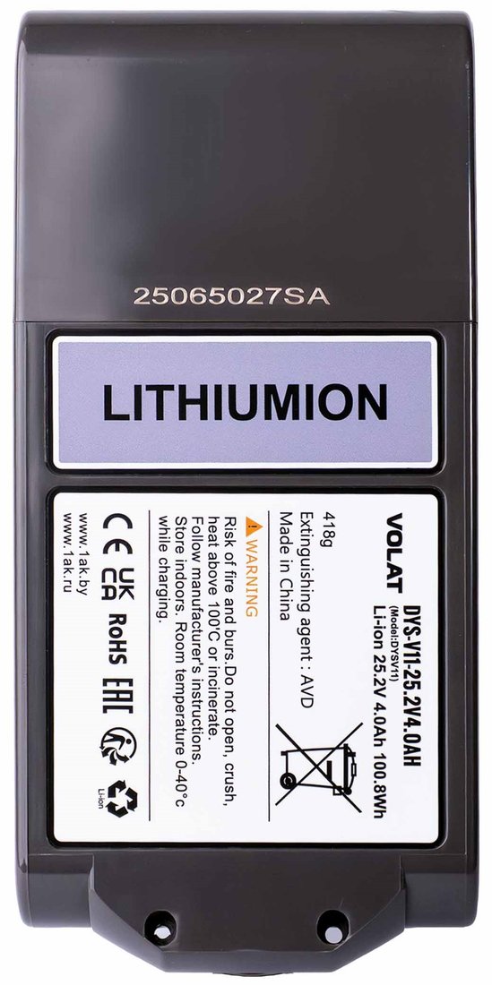 

Аккумулятор VOLAT DYS-V11 (25.2В/4 Ah)