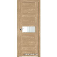 Межкомнатная дверь ProfilDoors 2.05XN L 60x200 (каштан натуральный, стекло lacobel белый лак)