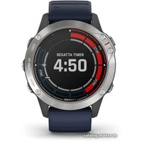 Умные часы Garmin Quatix 6 (серый/синий)