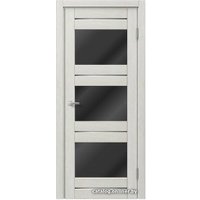 Межкомнатная дверь MDF-Techno Dominika 300 60x200 (magic жемчуг/лакобель черный)