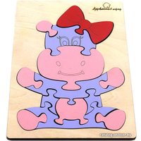 Мозаика/пазл Деревянный город Корова П031-ANT