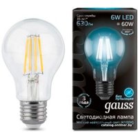 Светодиодная лампочка Gauss E27 6Вт 4100К [102802206]