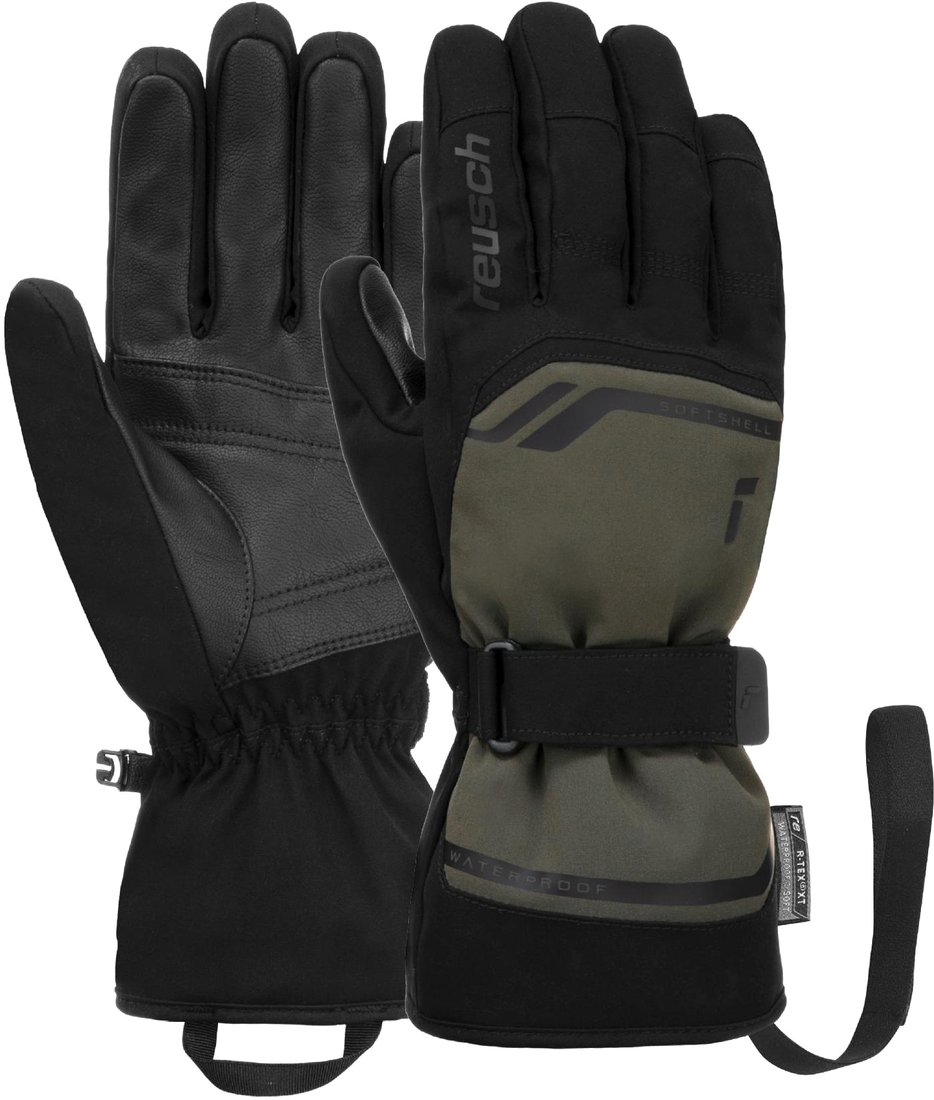 

Горнолыжные перчатки Reusch Primus R-Tex Xt 6201224-5710 (р-р 10.5, Burnt Olive/Black)
