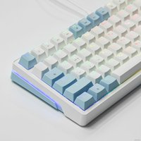 Клавиатура Cyberlynx ZA87 White Blue Orange (TNT Yellow)