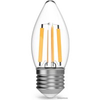 Светодиодная лампочка Gauss Filament Свеча 7W 550lm 2700К Е27 LED 1/10/50 103802107