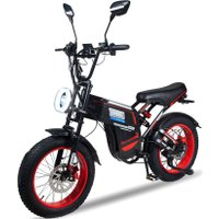 Электровелосипед Minako Apex 2025 (черный/красный)