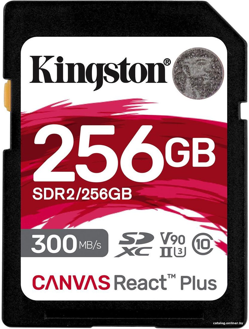 Карта памяти Kingston Canvas React Plus SDXC 256GB SDR2/256GB