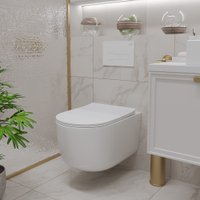 Унитаз подвесной Roxen Vortex 530160-01 Rimless Soft Close