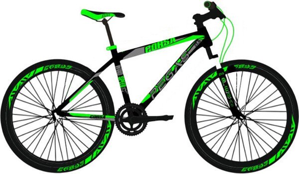 

Велосипед Pegas Corsa 29 р.21 (черный/зеленый, разобранный)