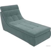 Элемент модульного дивана Лига диванов Холидей люкс 105629 (велюр, бирюзовый)