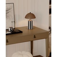 Настольная лампа Bergenson Bjorn Anniken BB0000178 (черный/белый/сливовый)