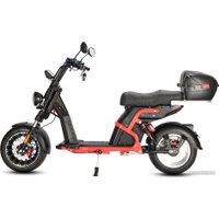 Электроскутер White Siberia Pro Black Edition УТ-00002408 (черный/красный)
