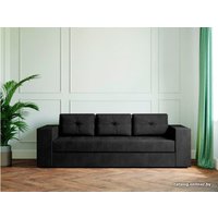 Диван Настоящая мебель Ванкувер лайт (незав. пруж. блок, рогожка, серый)