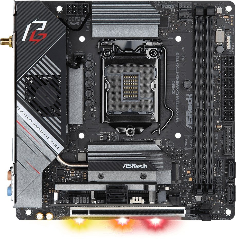 

Материнская плата ASRock Z490 Phantom Gaming-ITX/TB3