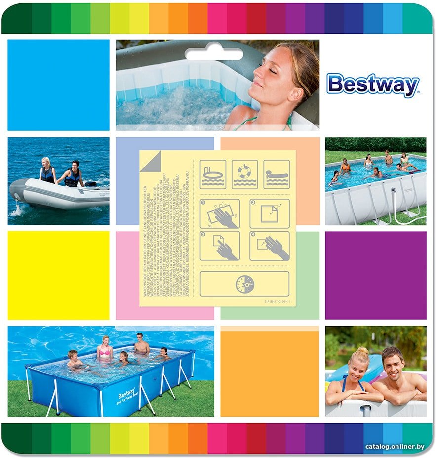Ремкомплект Bestway Набор для ремонта надувных изделий 62091, 10 шт