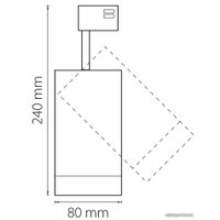 Трековый светильник Lightstar Canno 303294