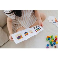 Кубики Plan Toys Счеты-мозайка 5468